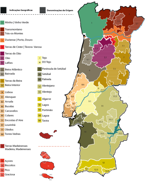 Revista Eno Estilo  Mapa completo do vinho de Portugal