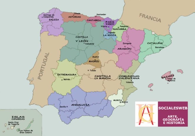 Espanha mapa