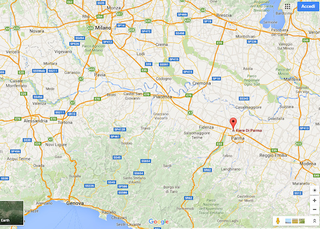 feira-di-parma-italia-mapa